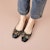 (W) Luiza Barcelos Kasual Flat 'Hijau Camo dengan Riben' XWP1SK0193
