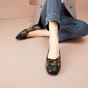 (W) 【女性用】ルイザ・バルセロス カジュアルフラット『カモグリーンwithリボン』XWP1SK0193 XWP1SK0193 Sizing (W) 【女性用】ルイザ・バルセロス カジュアルフラット『カモグリーンwithリボン』XWP1SK0193 XWP1SK0193