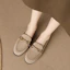 Purchase (Women) Luiza Barcelos Casual Flat 'Metal Buckle Brown Suede' X901935