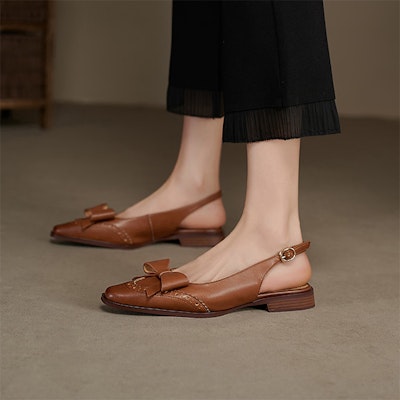 (W) 루이자 바르셀로스 레트로 브라운 플랫 (Luiza Barcelos Retro Brown Flat) X901776 Shop (W) 루이자 바르셀로스 레트로 브라운 플랫 (Luiza Barcelos Retro Brown Flat) X901776