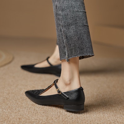 (W) Luiza Barcelos 黑色编织休闲乐福鞋 X901318 Purchase (W) Luiza Barcelos 黑色编织休闲乐福鞋 X901318