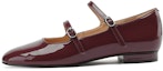 Buy (W) Luiza Barcelos Loafer Kasual 'Burgundy Patent Double Buckle' X901915