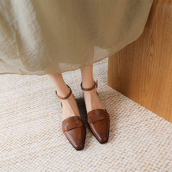 Purchase (W) Luiza Barcelos Kasut Loafer Kasual 'French Vintage Brown' X9SK0820