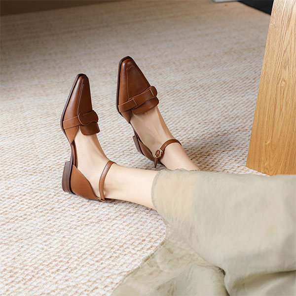 Sizing (W) Luiza Barcelos Kasut Loafer Kasual 'French Vintage Brown' X9SK0820