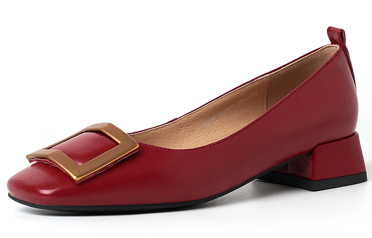 (Women) Luiza Barcelos Casual Loafer 'Metal Buckle 3.5cm' X901606