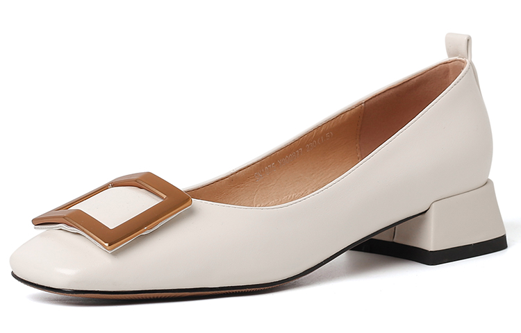 Details for (W) Luiza Barcelos 3.5厘米金属扣休闲乐福鞋 X901606