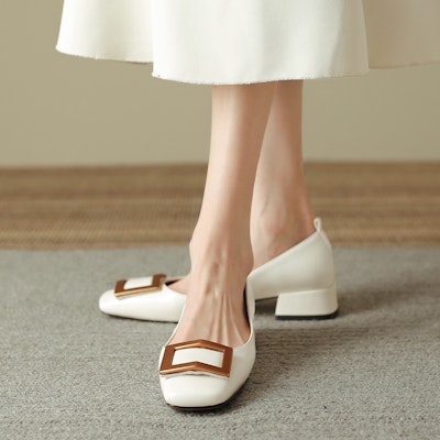 (W) Luiza Barcelos 3.5厘米金属扣休闲乐福鞋 X901606 Cheap (W) Luiza Barcelos 3.5厘米金属扣休闲乐福鞋 X901606