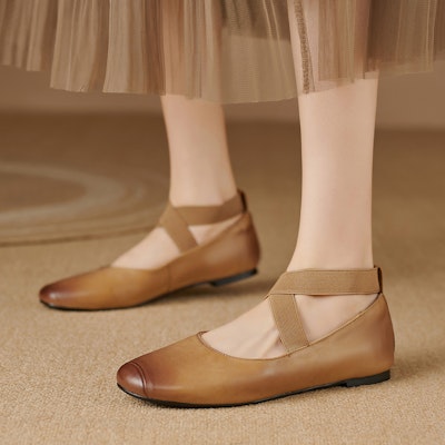 (W) Zapato Casual Luiza Barcelos 'Caramel con Tirantes Cruzados' X901856 Shop (W) Zapato Casual Luiza Barcelos 'Caramel con Tirantes Cruzados' X901856