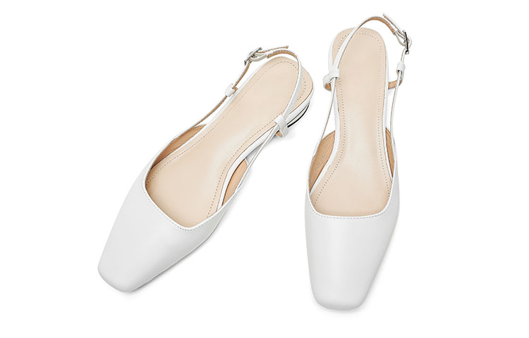 (W) Luiza Barcelos Casual Square Toe 'Simple Black Leather' 圖 4