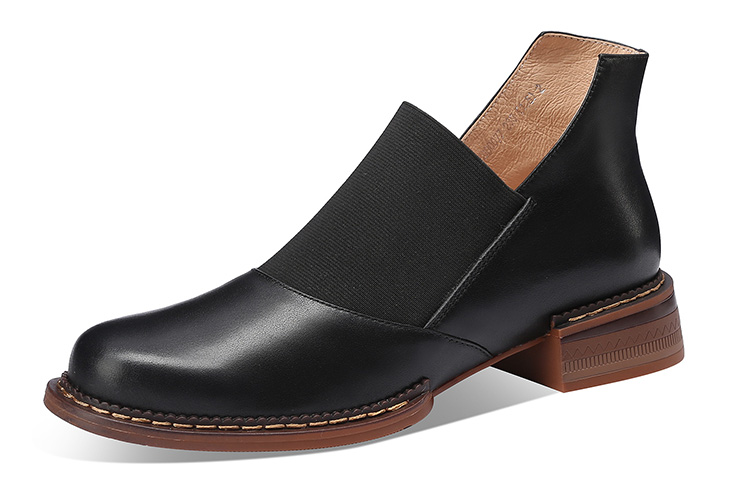 (W) Luiza Barcelos Chunky Heel 'Black British Patchwork'