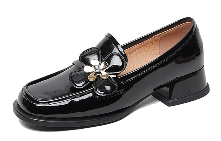 Lookbook (W) Luiza Barcelos Tacón Grueso 'Tallado Negro' X901136