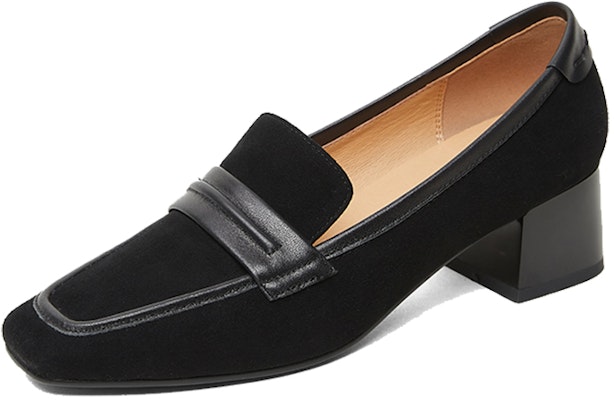 (W) Luiza Barcelos Zapatos de Tacón Grueso 4.5cm 'Ante Negro' X901126 Lookbook (W) Luiza Barcelos Zapatos de Tacón Grueso 4.5cm 'Ante Negro' X901126