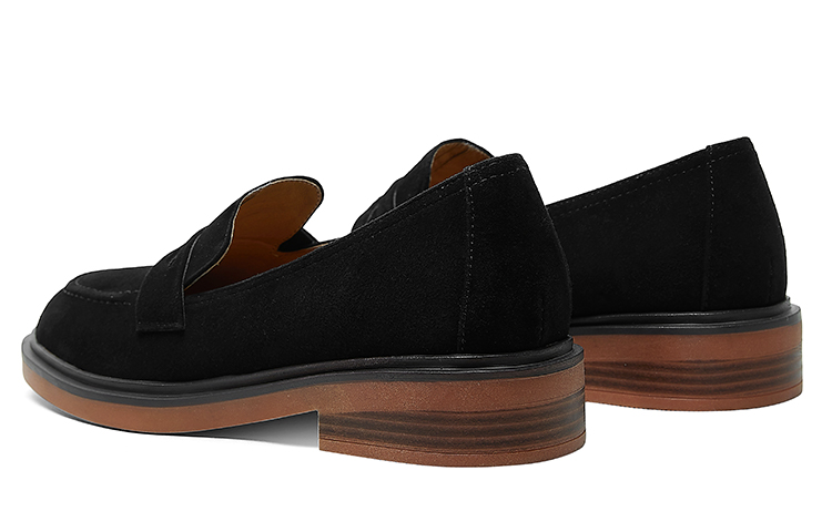 (W) Luiza Barcelos Fashion Chunky Heel Pump 'Black Suede' 圖 4