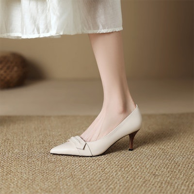 (Women) Luiza Barcelos Fashion Pointed Toe Single Strap Stiletto 'Beige' XWP1SK0397 Shop (Women) Luiza Barcelos Fashion Pointed Toe Single Strap Stiletto 'Beige' XWP1SK0397