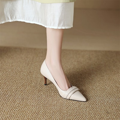 (Women) Luiza Barcelos Fashion Pointed Toe Single Strap Stiletto 'Beige' XWP1SK0397 Purchase (Women) Luiza Barcelos Fashion Pointed Toe Single Strap Stiletto 'Beige' XWP1SK0397