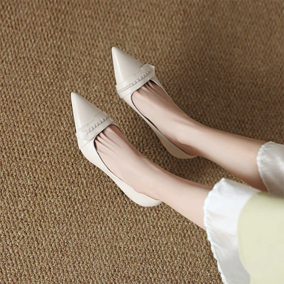 (W) Luiza Barcelos Fesyen Tumit Runcing Tali Tunggal Stiletto 'Beige' XWP1SK0397 Details for (W) Luiza Barcelos Fesyen Tumit Runcing Tali Tunggal Stiletto 'Beige' XWP1SK0397