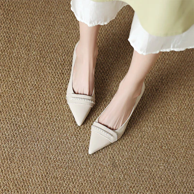 (W) Luiza Barcelos Fesyen Tumit Runcing Tali Tunggal Stiletto 'Beige' XWP1SK0397 Sizing (W) Luiza Barcelos Fesyen Tumit Runcing Tali Tunggal Stiletto 'Beige' XWP1SK0397