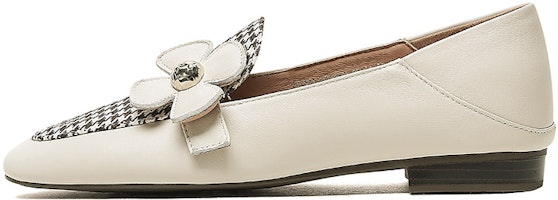 (Women) Luiza Barcelos Flat 'Beige Sheepskin Commuter' X900639 (Women) Luiza Barcelos Flat 'Beige Sheepskin Commuter' X900639