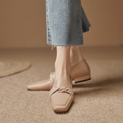 (Women) Luiza Barcelos Flat Casual 'Apricot' X901009 Order (Women) Luiza Barcelos Flat Casual 'Apricot' X901009
