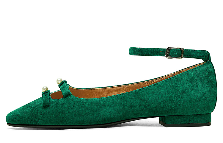 (Women) Luiza Barcelos Flat Sandal 'Green Pearl' X901395