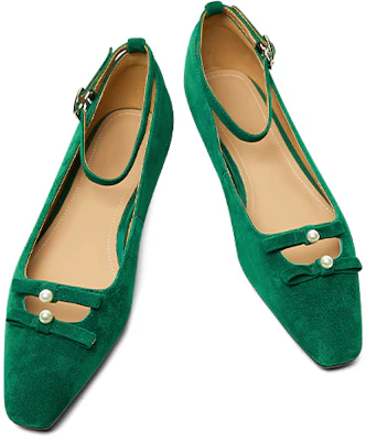 (Women) Luiza Barcelos Flat Sandal 'Green Pearl' X901395 Shop (Women) Luiza Barcelos Flat Sandal 'Green Pearl' X901395