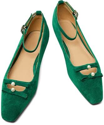 (Women) Luiza Barcelos Flat Sandal 'Green Pearl' X901395 Shop (Women) Luiza Barcelos Flat Sandal 'Green Pearl' X901395