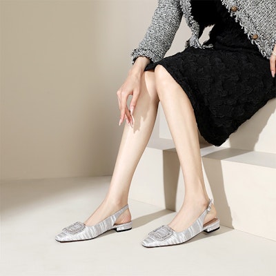 (W) 【女性用】ルイザバルセロス フラットサンダル「シルバーバックル」XWP1SK0460 XWP1SK0460 Order (W) 【女性用】ルイザバルセロス フラットサンダル「シルバーバックル」XWP1SK0460 XWP1SK0460