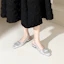 Shop (W) 【女性用】ルイザバルセロス フラットサンダル「シルバーバックル」XWP1SK0460 XWP1SK0460
