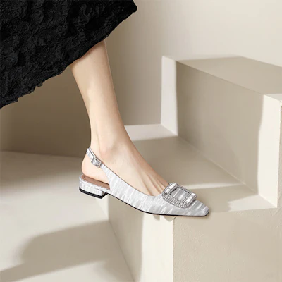 (W) 【女性用】ルイザバルセロス フラットサンダル「シルバーバックル」XWP1SK0460 XWP1SK0460 Purchase (W) 【女性用】ルイザバルセロス フラットサンダル「シルバーバックル」XWP1SK0460 XWP1SK0460