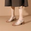 Lookbook (W) Luiza Barcelos Tumit Kasut Chunky Gelap 'Apricot Blush' XWP1SK0160
