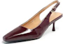 Buy (W) Sandal Tumit Luiza Barcelos 'Burgundy Buckle Retro' XWP1SK0425