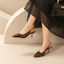 Lookbook (W) Sandal Tumit Luiza Barcelos 'Burgundy Buckle Retro' XWP1SK0425
