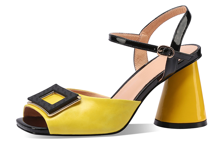 (Women) Luiza Barcelos Heeled Sandal 'Yellow Buckle' XWP1SK0196
