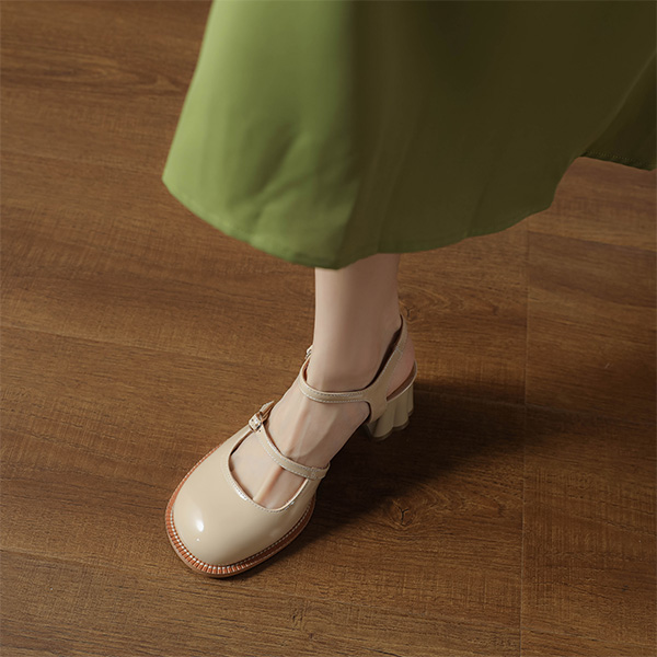 Order (W) 루이자 바르셀로스 5.5cm 힐 "살구빛" (Luiza Barcelos 5.5cm heel "Apricot") X901719