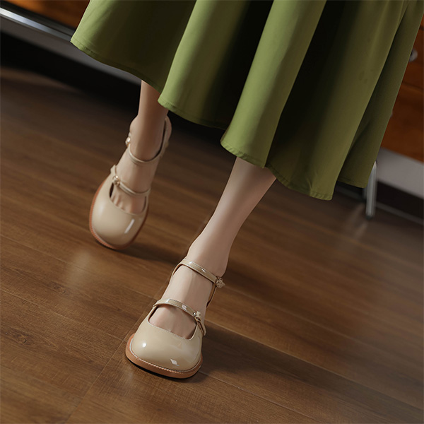 Purchase (W) 루이자 바르셀로스 5.5cm 힐 "살구빛" (Luiza Barcelos 5.5cm heel "Apricot") X901719