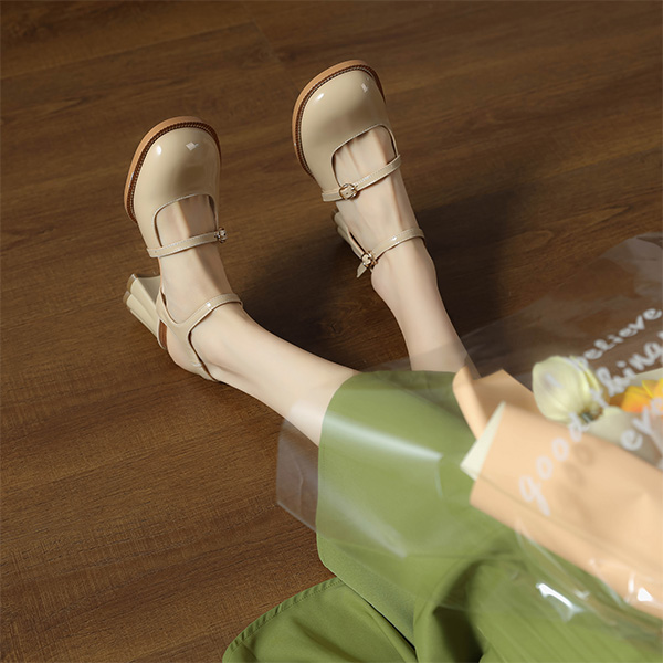 Details for (W) 루이자 바르셀로스 5.5cm 힐 "살구빛" (Luiza Barcelos 5.5cm heel "Apricot") X901719