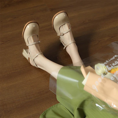 (W) 루이자 바르셀로스 5.5cm 힐 "살구빛" (Luiza Barcelos 5.5cm heel "Apricot") X901719 Details for (W) 루이자 바르셀로스 5.5cm 힐 "살구빛" (Luiza Barcelos 5.5cm heel "Apricot") X901719