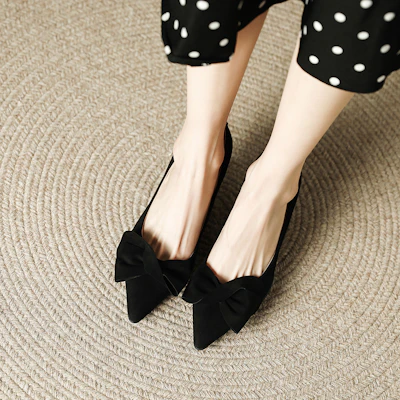 (W) Luiza Barcelos High Heels 6.5cm 'Black Comfort' Sepatu Wanita Tinggi Hitam. X901162 Lookbook (W) Luiza Barcelos High Heels 6.5cm 'Black Comfort' Sepatu Wanita Tinggi Hitam. X901162