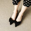 Lookbook (W) Luiza Barcelos High Heels 6.5cm 'Black Comfort' Sepatu Wanita Tinggi Hitam. X901162