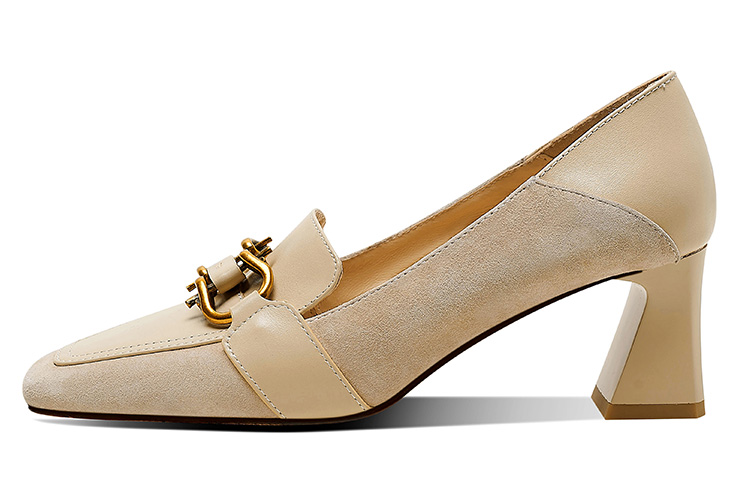 Buy (W) (レディース) ルイザ バルセロス ハイヒール 6cm 'アプリコット ホースビットバックル' X900893 X900893