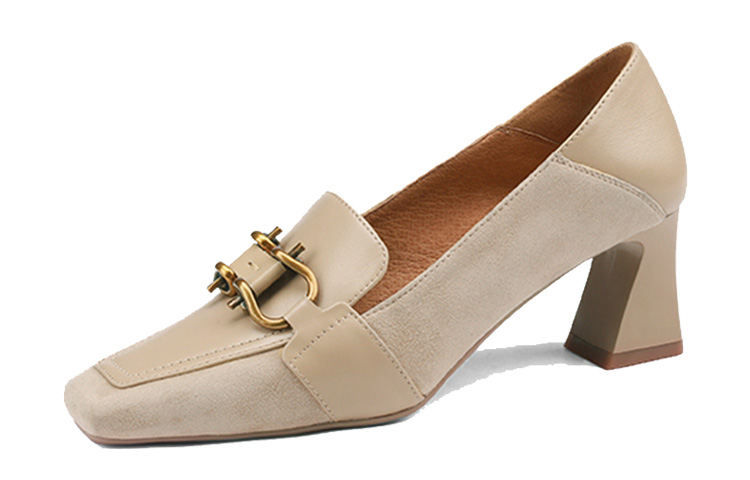 Lookbook (W) (レディース) ルイザ バルセロス ハイヒール 6cm 'アプリコット ホースビットバックル' X900893 X900893