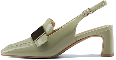 (Women) Luiza Barcelos High Heel 'Apple Green with Metal Buckle' X901753 (Women) Luiza Barcelos High Heel 'Apple Green with Metal Buckle' X901753