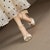 (W) Luiza Barcelos Kasut Tumit Tinggi 'Apricot Gold' X901799
