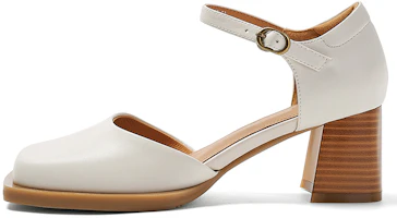 (Women) Luiza Barcelos High Heel 'Beige Buckle' X901815 (Women) Luiza Barcelos High Heel 'Beige Buckle' X901815