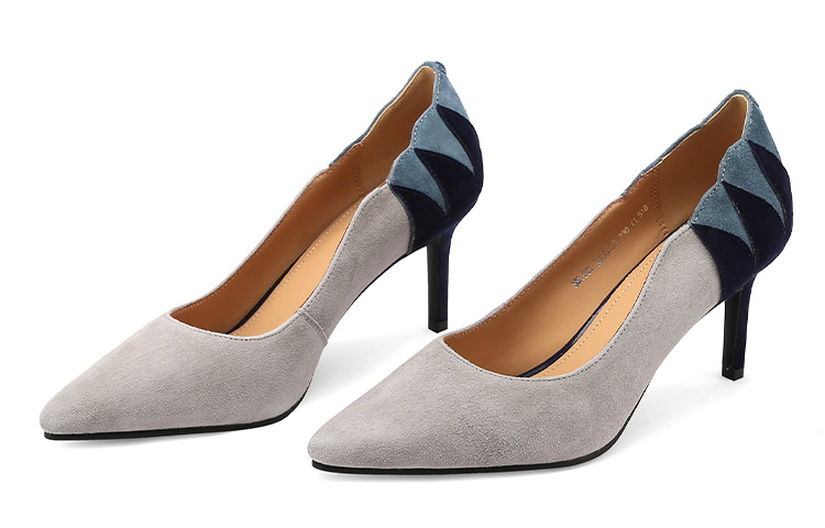 Purchase (W) Luiza Barcelos High Heel 'Kenyamanan Kasual Abu Biru' X900800