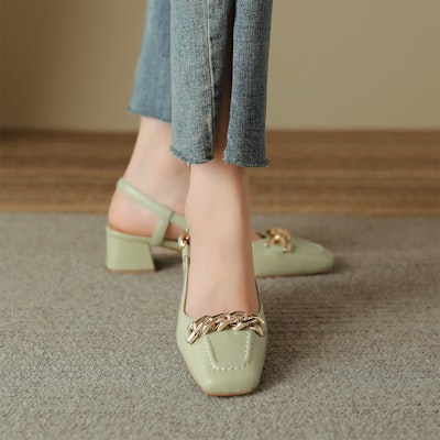 (Women) Luiza Barcelos High Heel 'Light Green Comfort' X901370 Order (Women) Luiza Barcelos High Heel 'Light Green Comfort' X901370