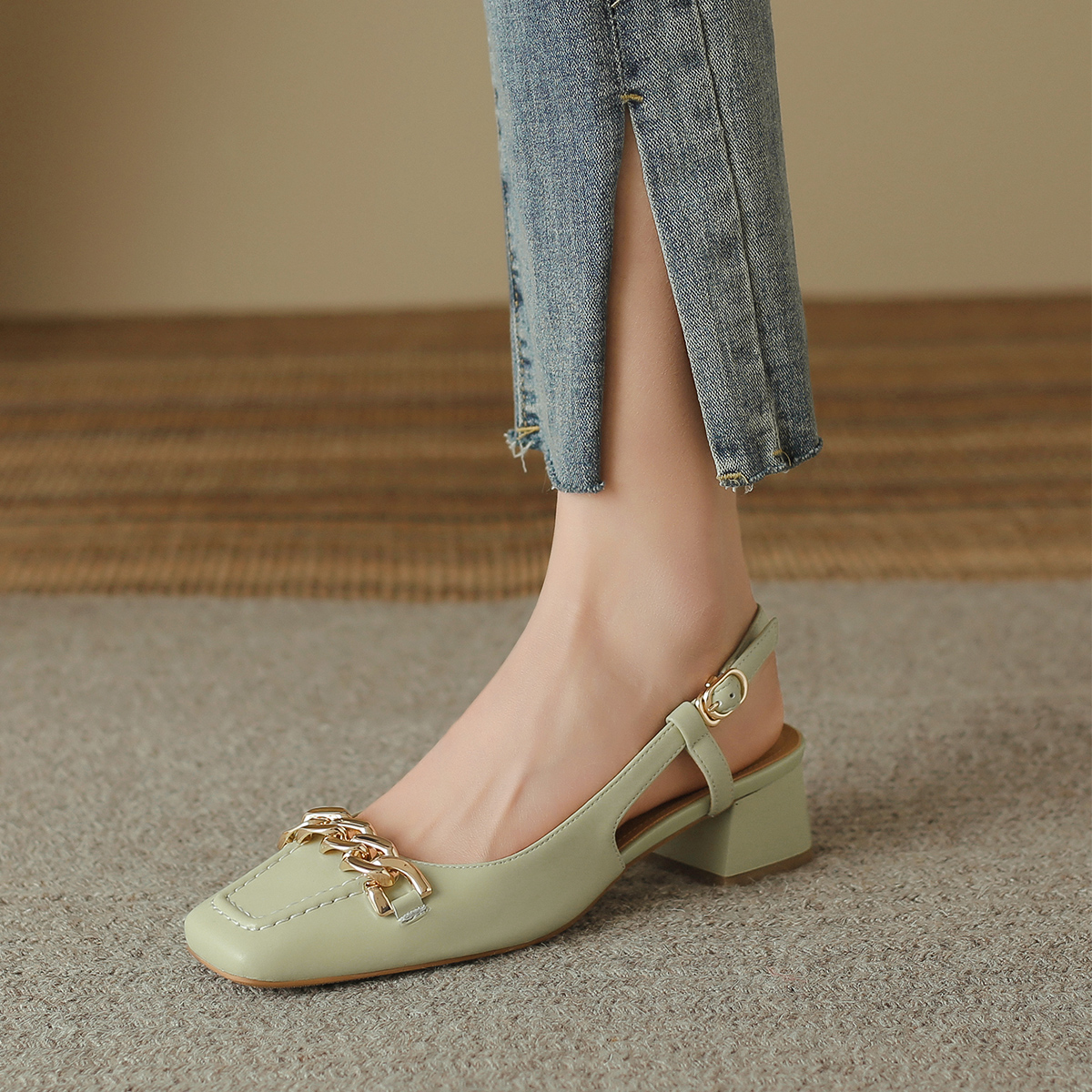 Lookbook (W) Luiza Barcelos Tacones Altos 'Comodidad Verde Claro' X901370