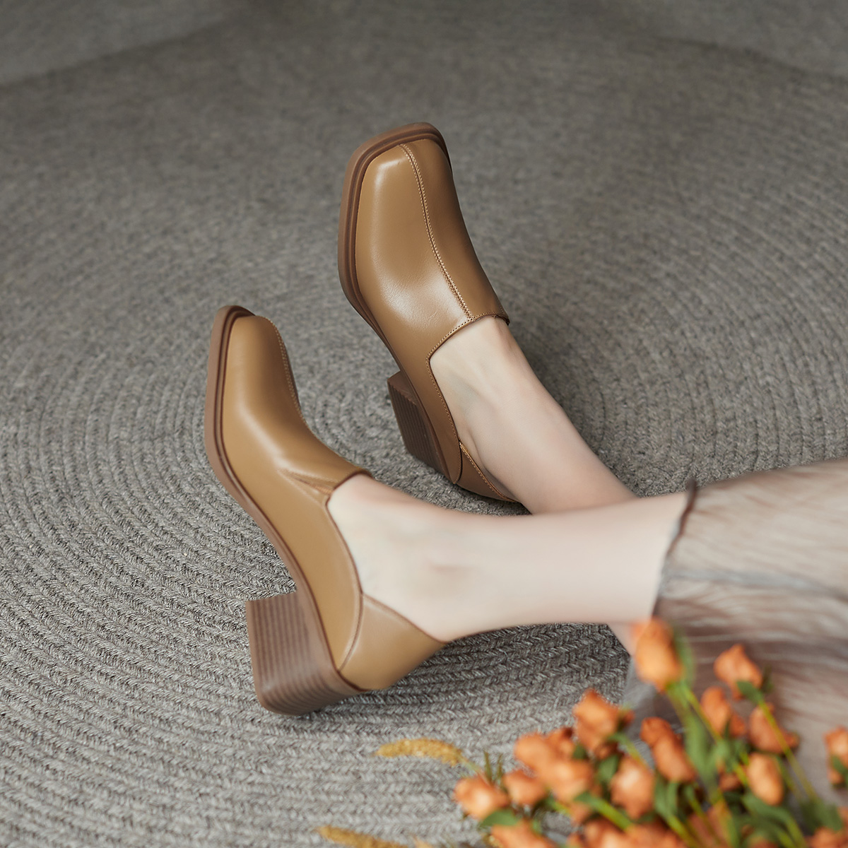 (W) Luiza Barcelos High Heel 'Milk Tea' 圖 5