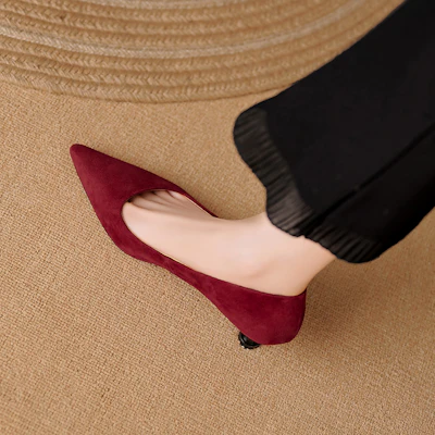 (W) Tacones Altos Luiza Barcelos 'Gamuza Roja' X901852 Purchase (W) Tacones Altos Luiza Barcelos 'Gamuza Roja' X901852