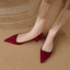 Details for (W) Tacones Altos Luiza Barcelos 'Gamuza Roja' X901852